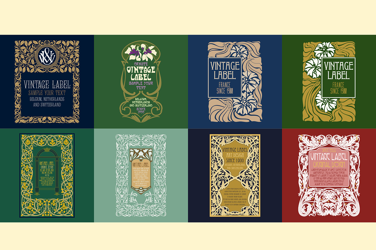 32 Most Popular Covers: Art nouveau, a Decorative Illustration by Stanislav Kharchevskyi (Photo 3 of 6)