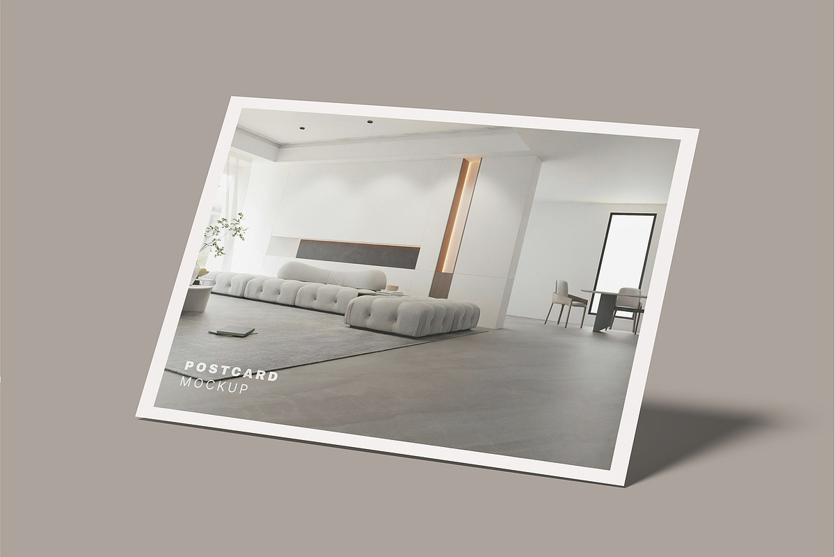 Simple Postcard Mockup, an Advertising Mockup by rizalamora (Photo 7 of 12)