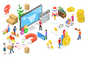 E-commerce Set 01, an Illustration by AndriiStore (Thumbnail 9 of 10)