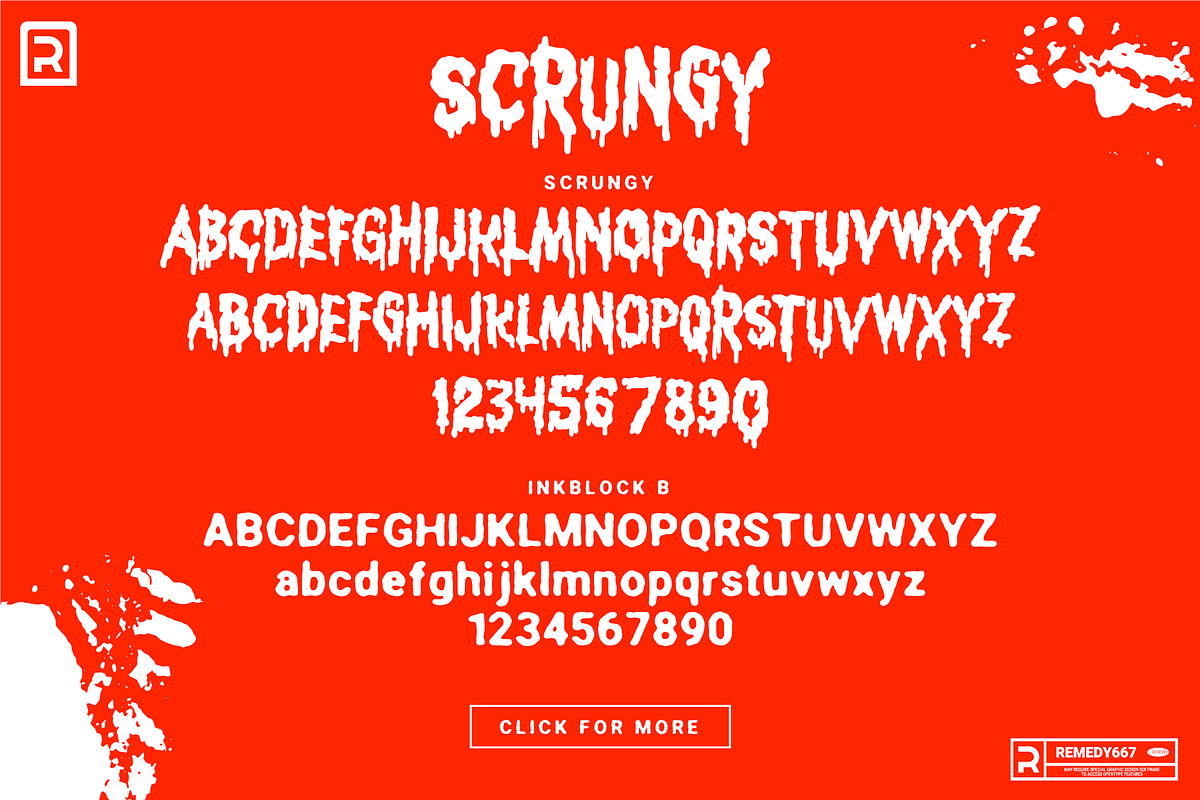 Scrungy - Font Duo preview 5