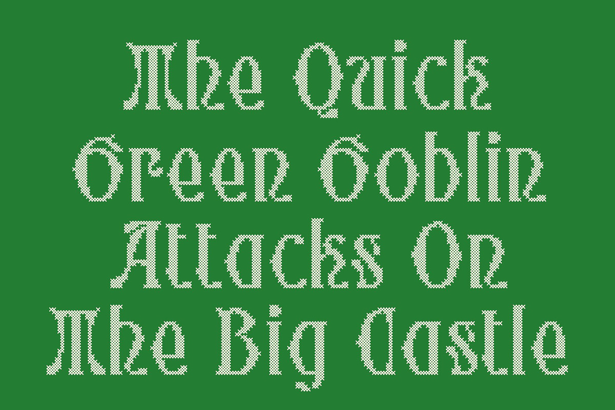 CS Ruskine Stitched, a Serif Font by Craft Supply Co. (Photo 4 of 8)