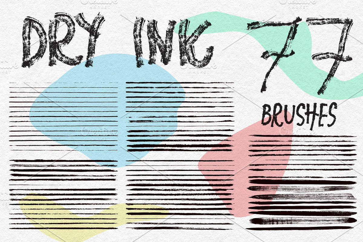 Dry Ink Brushes, a Brush Add-On by Guerillacraft (Photo 5 of 5)