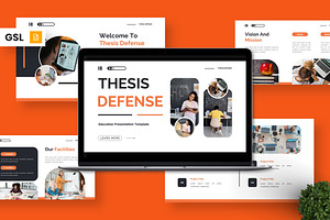 Thesis Defense - Education GSL, a Presentation Template by Deepslide Studio