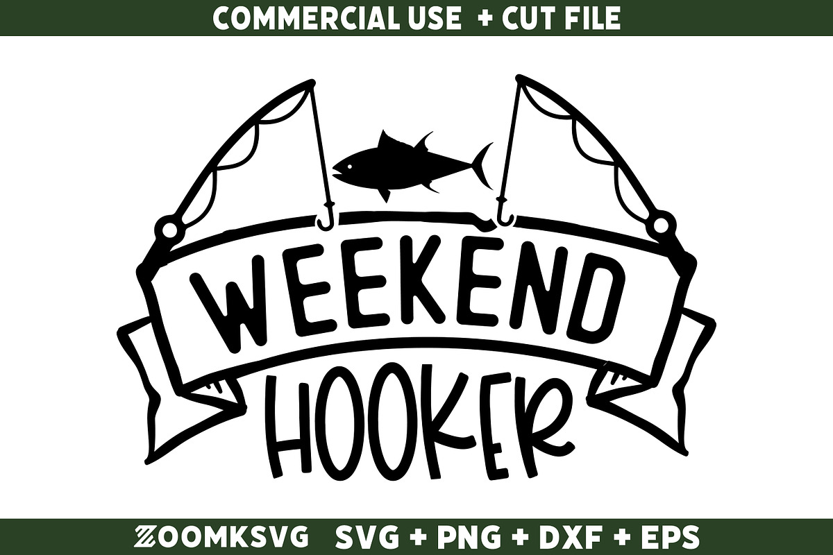 Fishing SVG Bundle 20 Designs, an Illustration by ZoomkSVG (Photo 39 of 41)