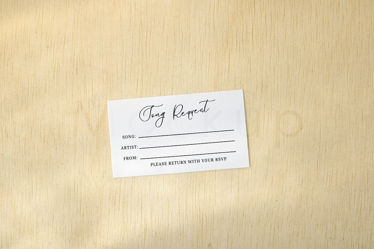 Simple 2x3.5 Table Name Card Mockup, a Print Template by ILLONA GRAPHICS (Photo 6 of 6)