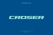 Croser - Modern Sport Typeface, a Font by Letterna (Thumbnail 1 of 4)