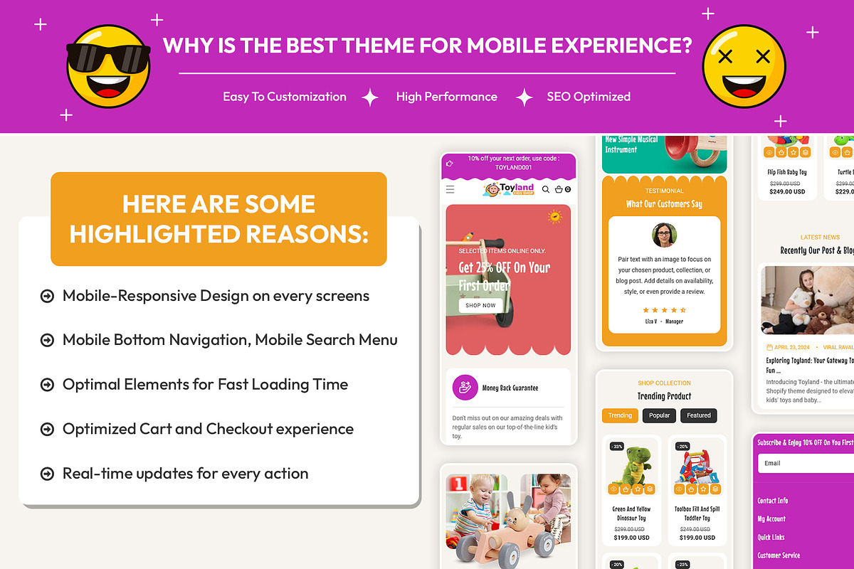 Kids Toy Store Shopify Theme, a Shopify Template by LogicGo Shopify Experts (Photo 2 of 8)