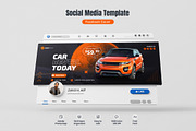 Car rental social media cover banner, a Social Media Template by zahidhossainalif (Thumbnail 1 of 2)