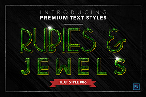 Rubies & Jewels 2 - 15 Text Styles