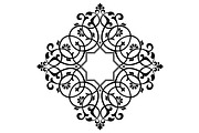 Black vector pattern on a white, a Decorative Illustration by RODINA (Thumbnail 1 of 3)