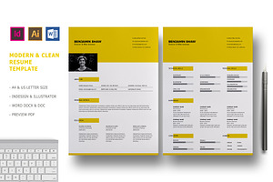 Polaris Resume Template, a Resume Template by Nina Shaw