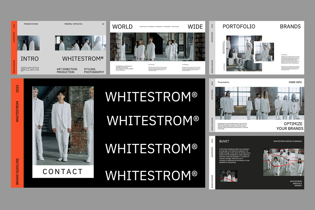 Whitestrom Brand Guide PPTX, a Presentation Template by Identy Studio (Photo 5 of 10)