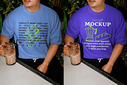 La Cafe T-Shirt Mockup - VOL 1, a Mockup by Simetrica Labs (Thumbnail 3 of 3)