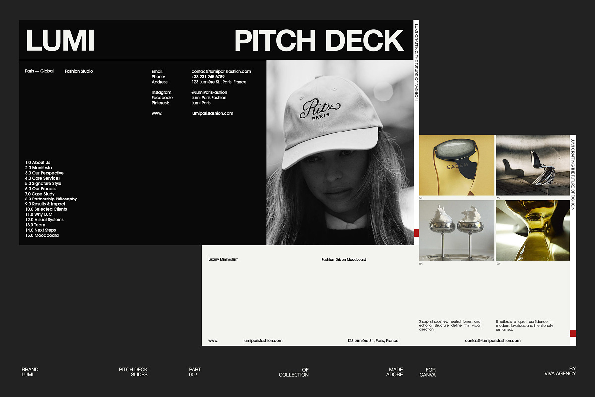 LUMI | Pitch Deck, a Presentation Template by Viva Agency (Photo 1 of 11)
