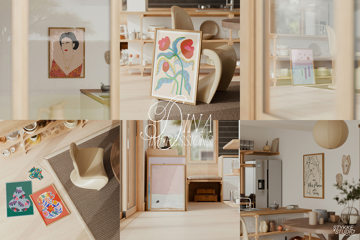 A DAY IN MAY | frame mockup, a Household Mockup by Stykke Studio