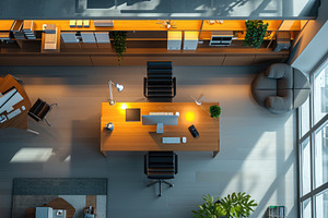This photograph showcases an office, a Photo by Iftikhar Alam