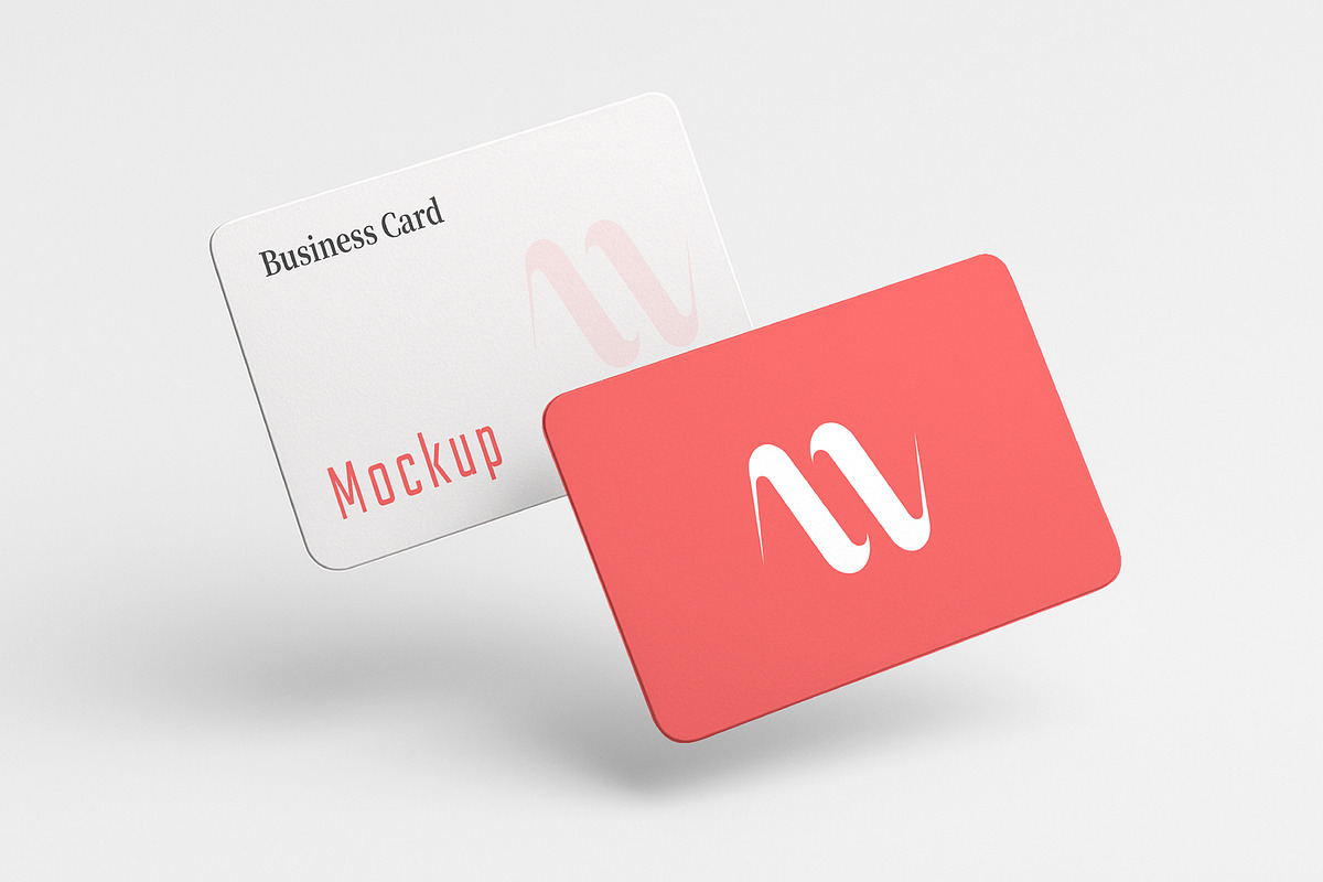 Rounded Floating Business Card Mock, a Product Mockup by graphypix (Photo 1 of 4)