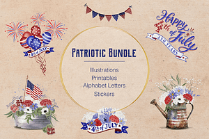 Patriotic Clipart Bundle