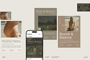 12 Wellness Event Canva Templates, a Marketing Template by Sikoya Design (Thumbnail 2 of 9)