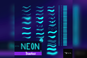 Neon Brushes for Procreate
