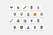 Kawaii Halloween Icon Pack, an Icon by Jinro (Thumbnail 1 of 2)