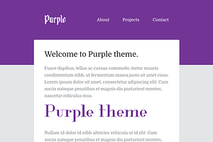 Purple, for Kirby 2 CMS