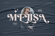 MELISA Modern Serif Font, a Script Font by Storytype Studio (Thumbnail 1 of 10)