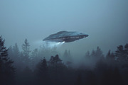 97 UFO objects flying in the sky, a Transportation Photo by Handmadefont (Thumbnail 17 of 101)