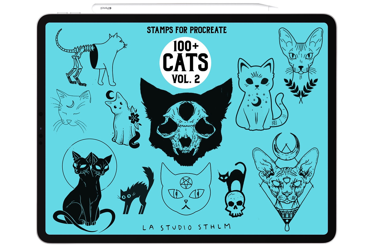 Bundle Animals & Insects -Stamp Sets, a Brush Add-On by LA Studio Sthlm (Photo 7 of 15)