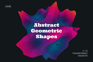 Abstract Geometric Shapes, a Background Graphic by dvtchk