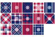 #56 USA Pattern Plaids EPS + JPG, a Pattern Graphic by Plaid4You (Thumbnail 2 of 4)