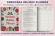 Christmas Holiday Planner, a Design Template by Book2bees (Thumbnail 1 of 4)