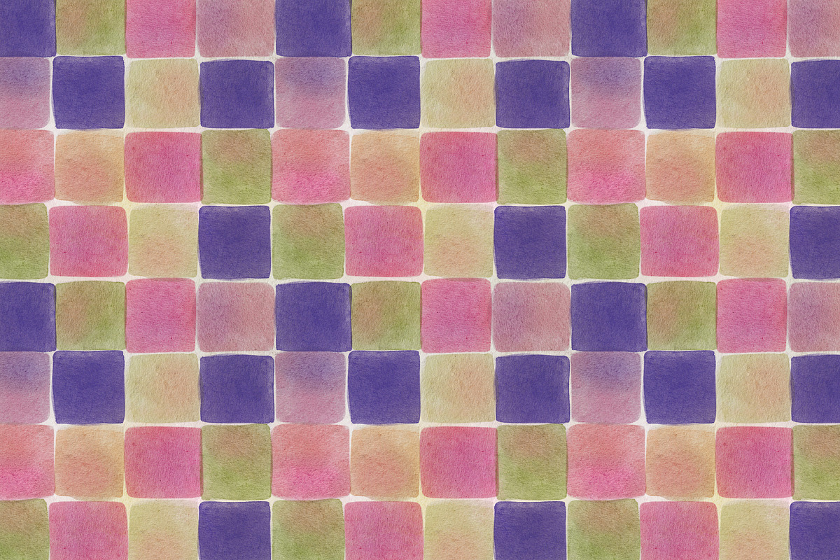 Dopamine Watercolour Collection, a Pattern Graphic by Maria Budarkiewicz (Photo 4 of 15)