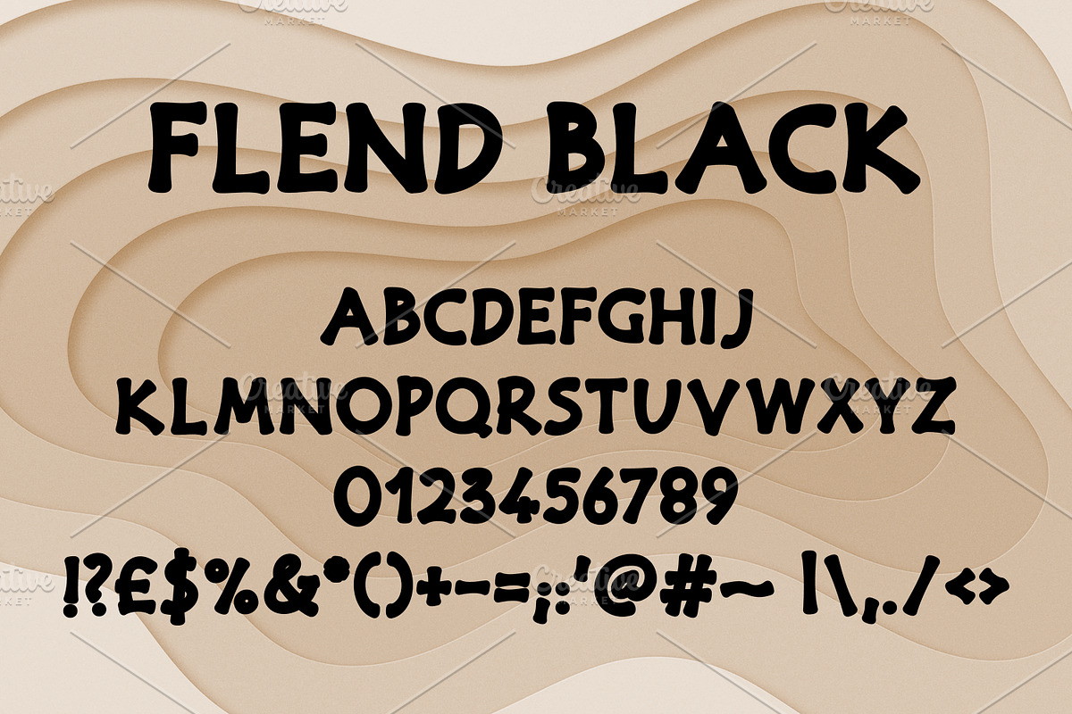Flend, a Sans Serif Font by Digital Typeface Studio (Photo 3 of 11)