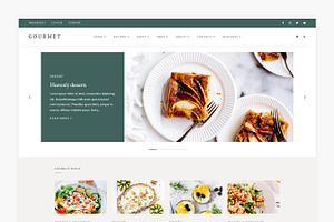 Gourmet - Food Blog & Recipe Theme