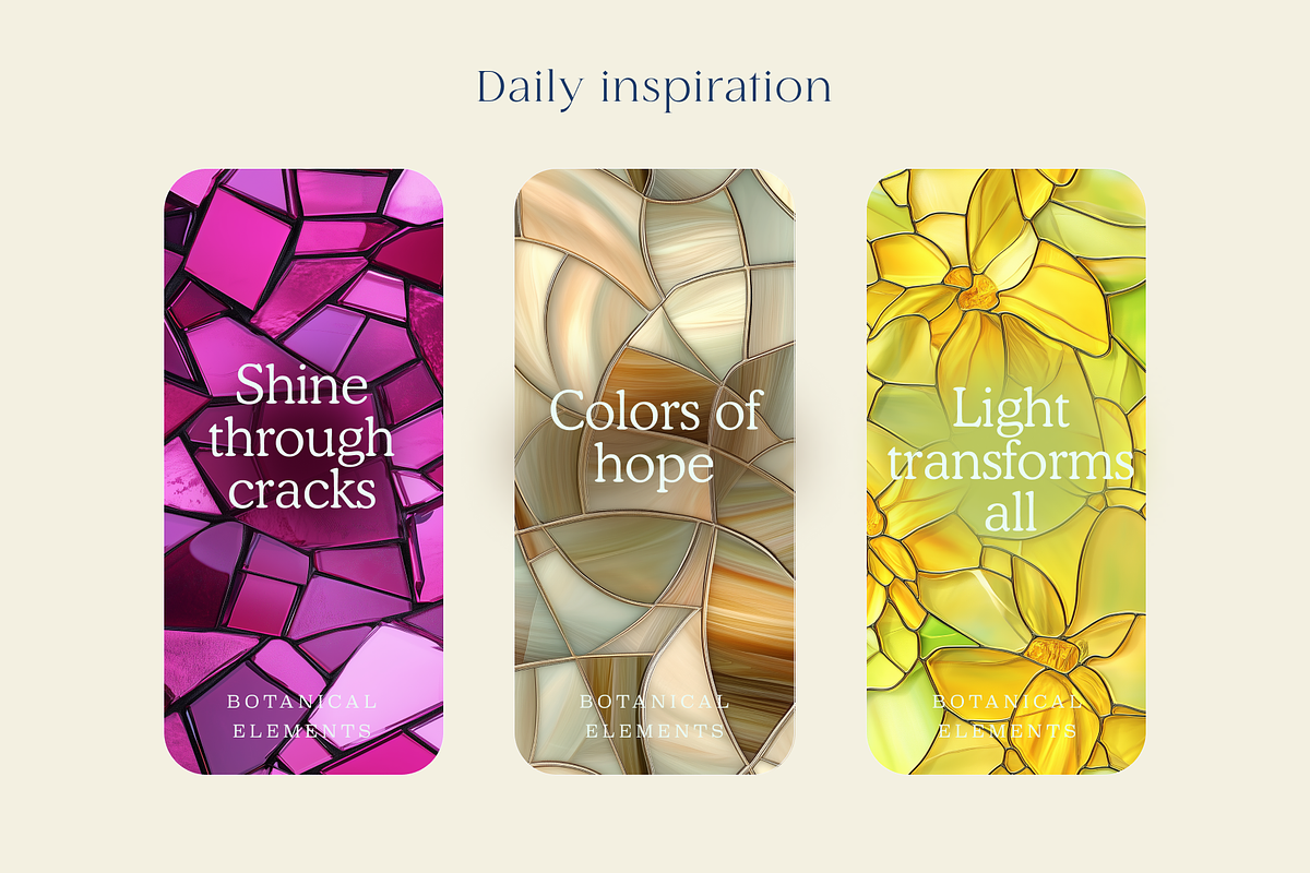 Stained Glass, a Wallpaper Photo by Picturesque Stories (Photo 5 of 9)