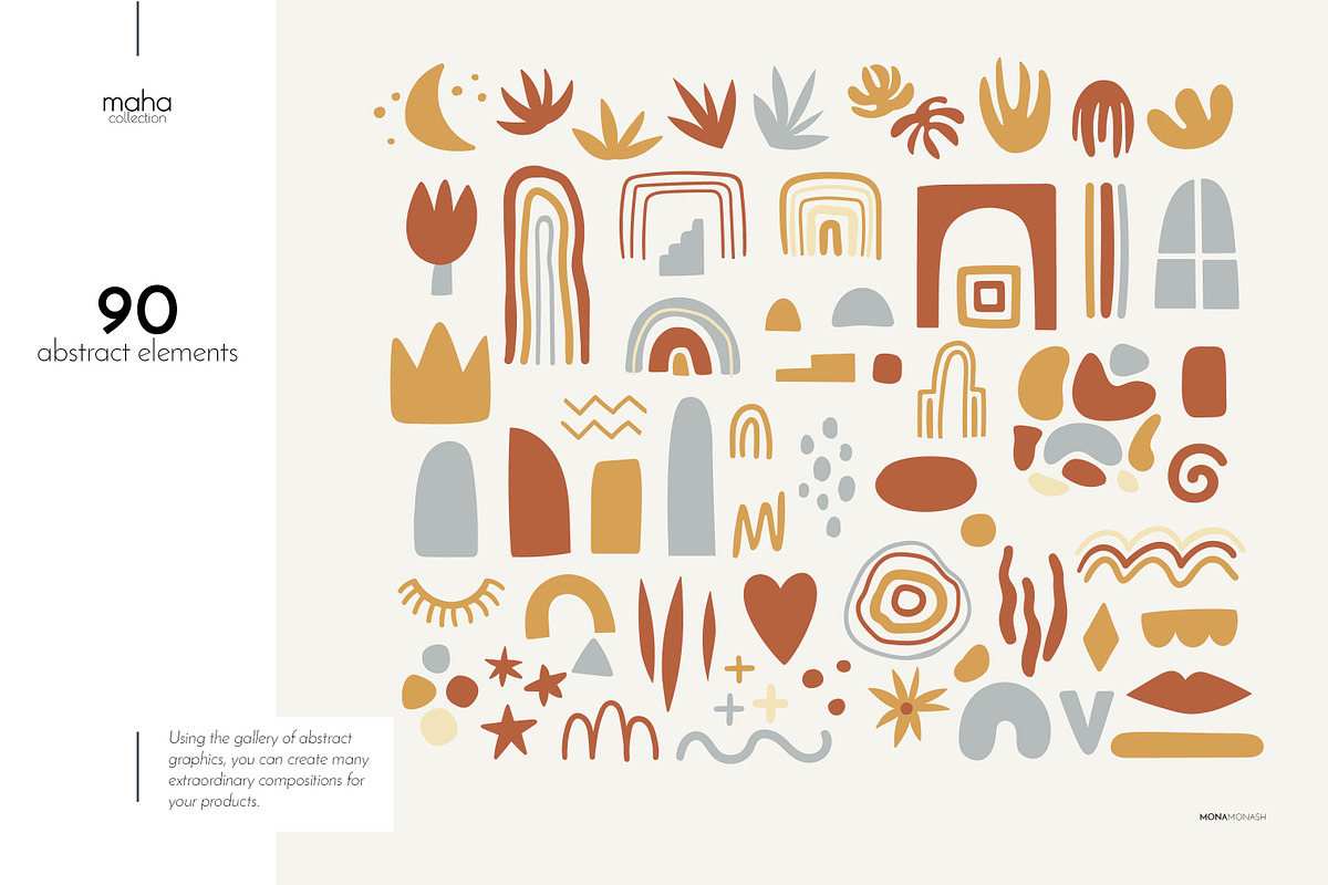 Maha Collection, a Decorative Illustration by Mona Monash (Photo 8 of 21)