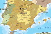 Map of Europe, an Education Illustration by Cartorical (Thumbnail 5 of 8)