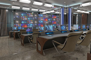 TV Studio Control Room 1
