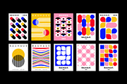 40 Bauhaus Posters Vector Set, a Poster Template by PixelMind (Thumbnail 5 of 8)