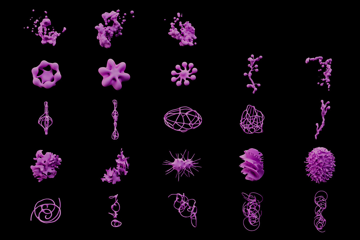 Cyber Coral - Abstract 3D Shapes, an Object Graphic by Dirtybarn (Photo 5 of 7)