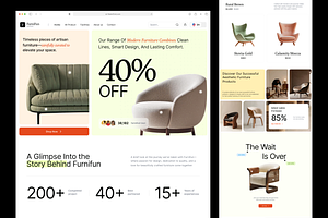 FurniFun - Furniture eCommerce, an UI Kit Template by Sans Design
