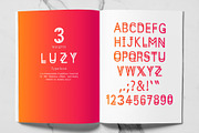 Luzy | 3 Weight Transcendent Font, a Sans Serif Font by Modus Prime (Thumbnail 2 of 6)