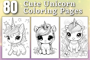 80 Unicorn Coloring Pages For Kids