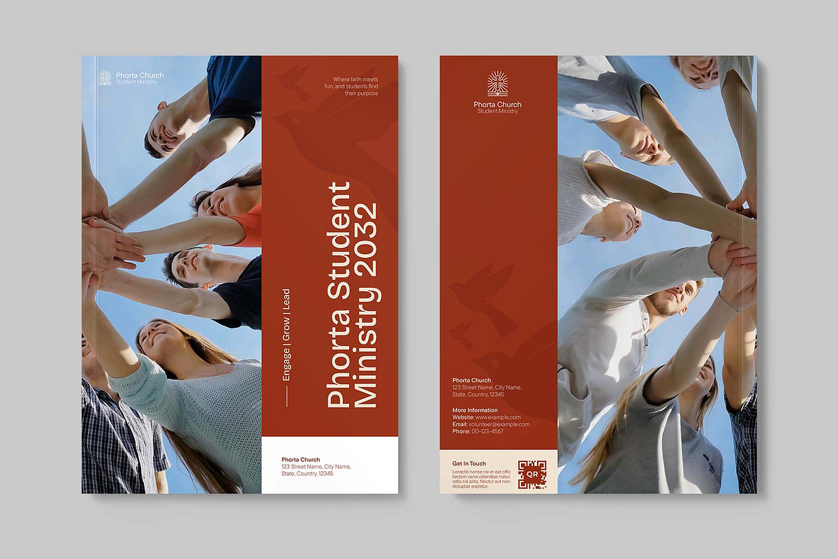 Modern Church Ministry Brochure, a Brochure Template by BrandPacks (Photo 4 of 5)
