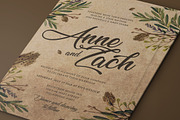 Leaves Wedding Invitation, an Invitation Template by Aarley Kaiven (Thumbnail 4 of 5)