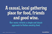 Mañana – A Fanciful Retro Font, a Serif Font by Komet & Flicker (Thumbnail 6 of 15)