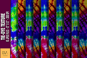 Tie-Dye Texture Digital Papers #77