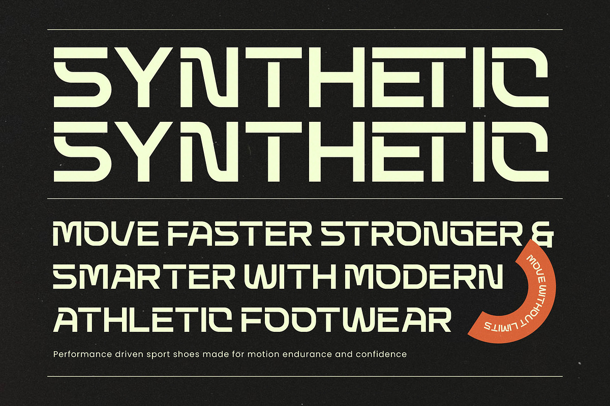 Techetic Human Futuristic Font, a Sans Serif Font by timelesstype.co (Photo 3 of 20)
