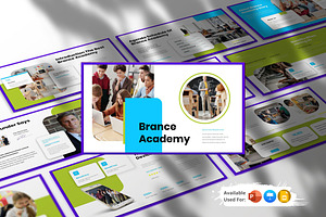 Brance Academy Presentation Template, a Presentation Template by Analogous Temp